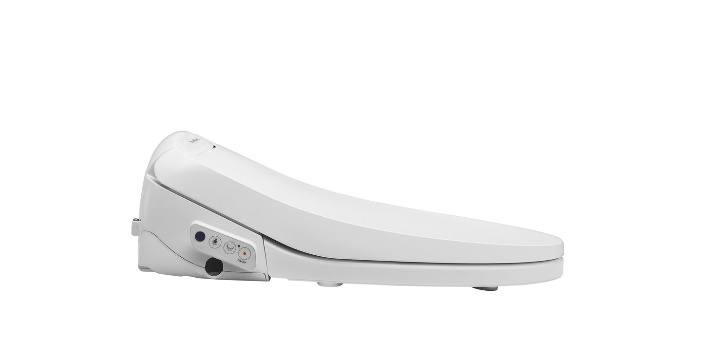 SB-100R Electric Smart Bidet Seat with Remote, Heated Water & Seat