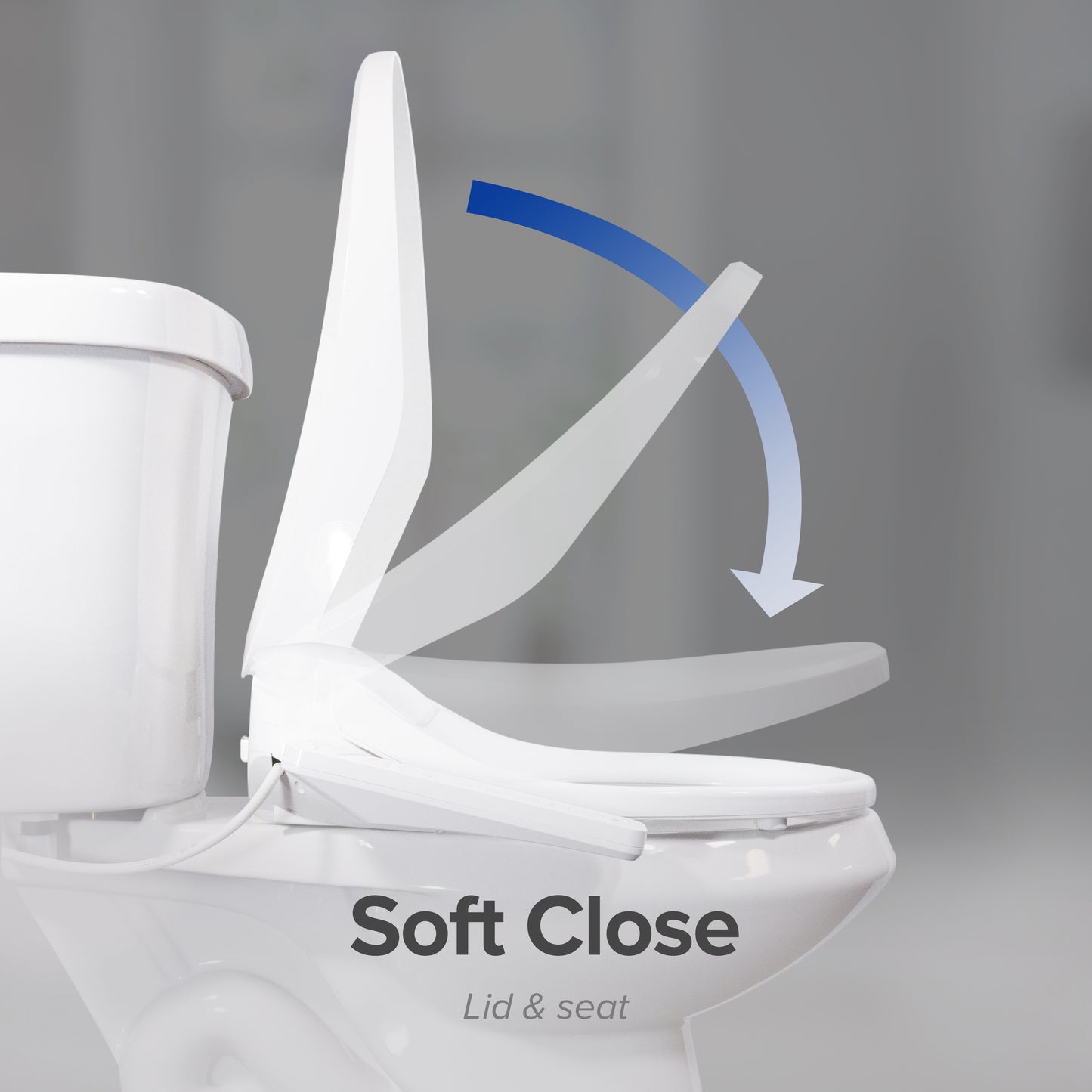 SB-2600 Electric Smart Bidet Seat with Unlimited Warm Water & Dryer