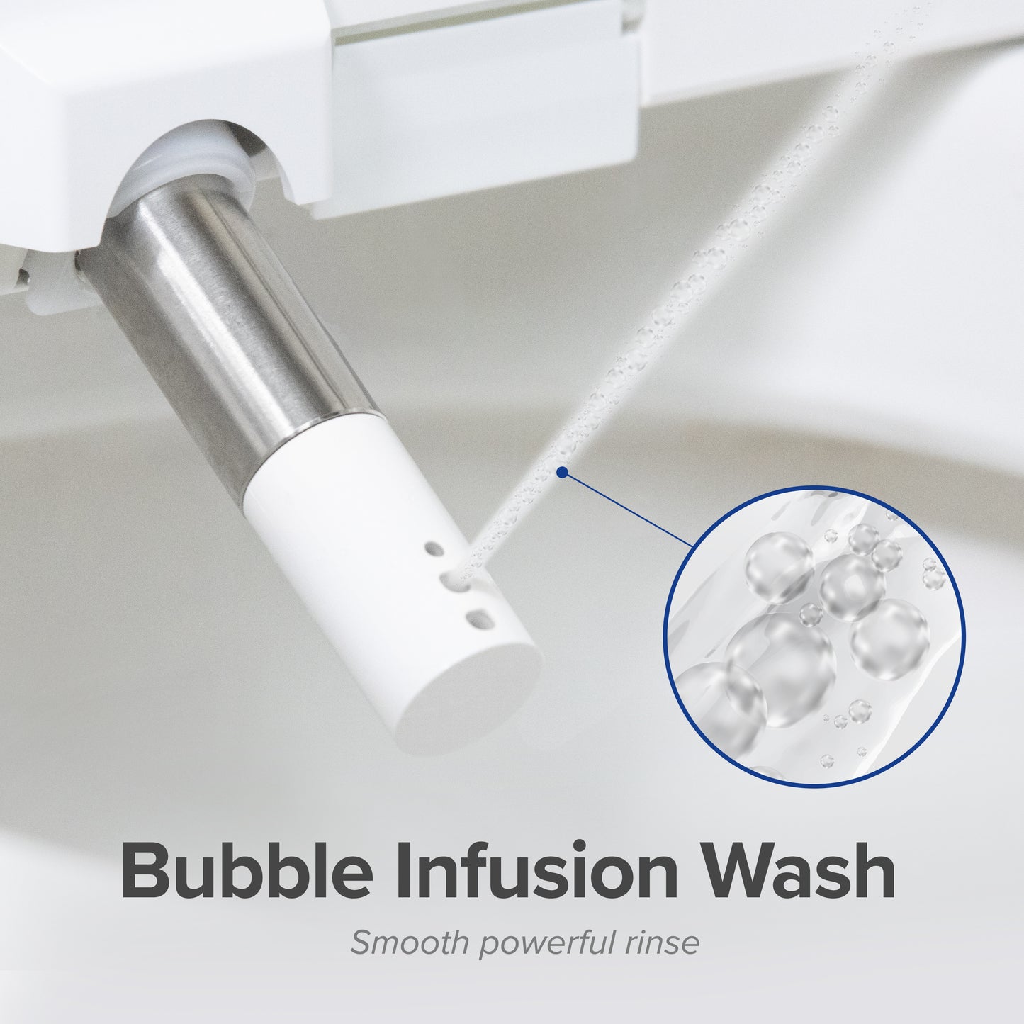 SB-2600 Electric Smart Bidet Seat with Unlimited Warm Water & Dryer