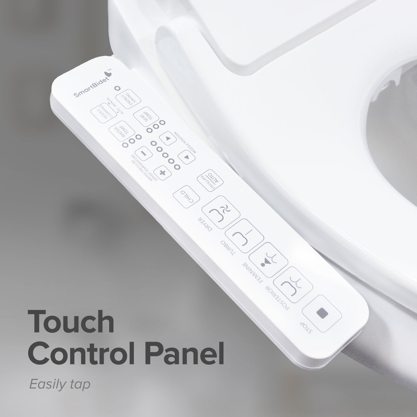 SB-2600 Electric Smart Bidet Seat with Unlimited Warm Water & Dryer