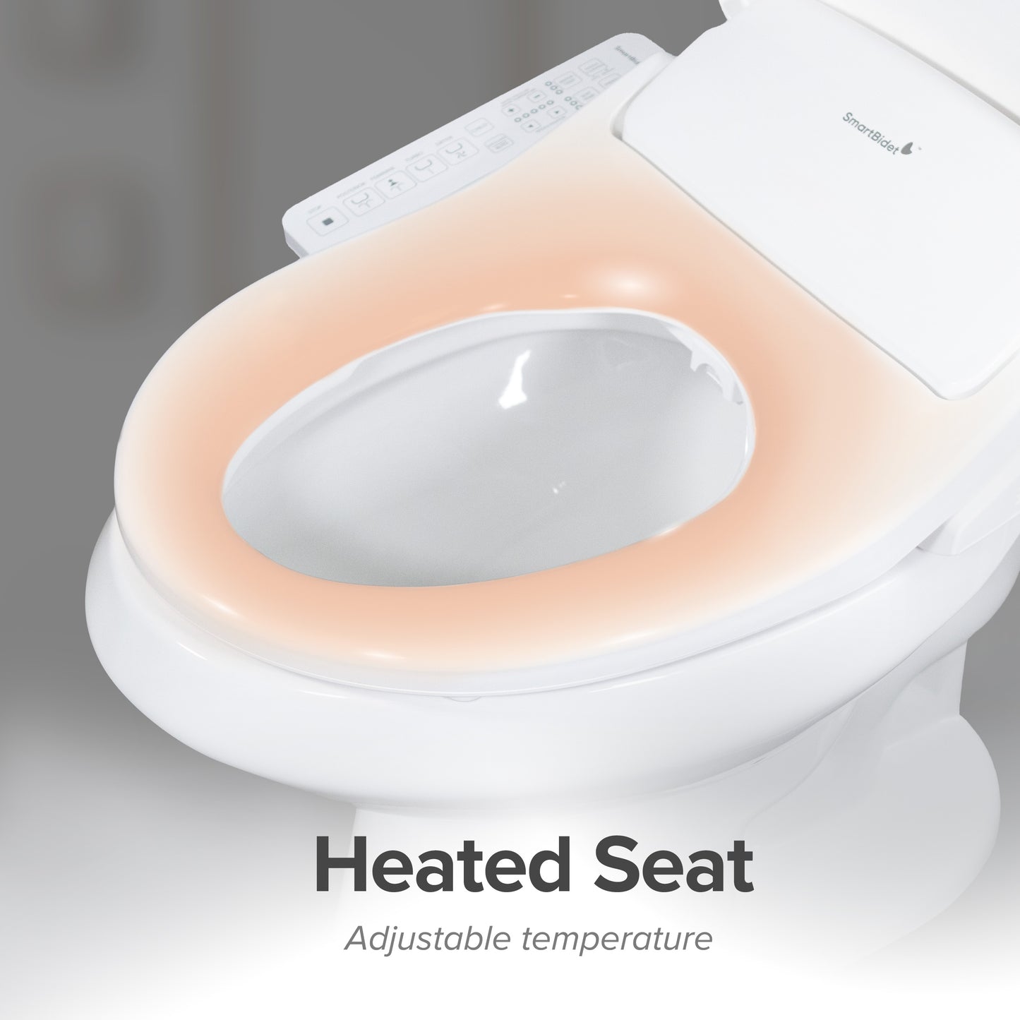 SB-2600 Electric Smart Bidet Seat with Unlimited Warm Water & Dryer