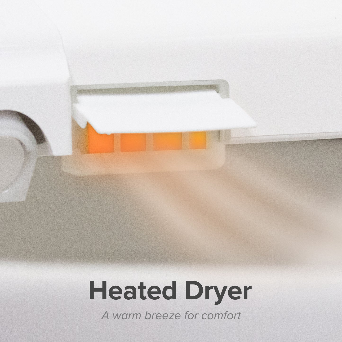 SB-2600 Electric Smart Bidet Seat with Unlimited Warm Water & Dryer